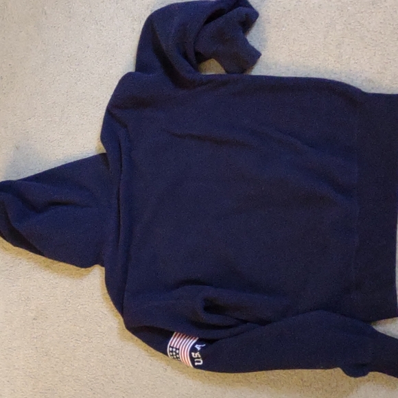 Men's Polo Ralph Lauren All Over Fleece Hoodie. USA Edition. Size Small. EUC - Picture 3 of 3